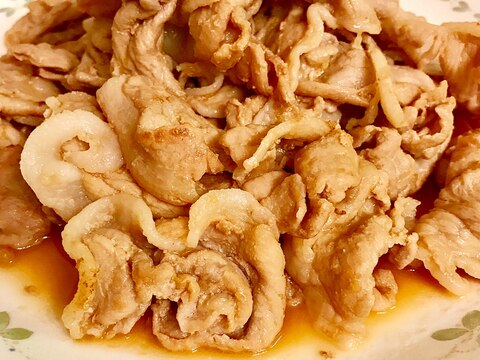 豚丼にgood♫ 豚肉のバターしょうが煮